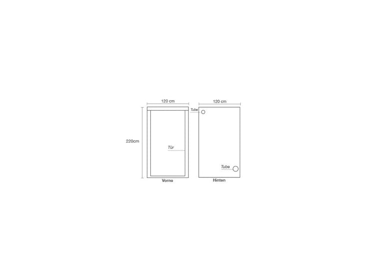 Homebox Ambient Q120+ 120x120x220cm
