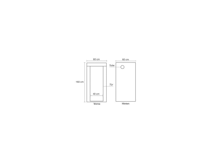 Homebox Ambient Q60+60x60x160cm Growbox Zelt Gewächshaus
