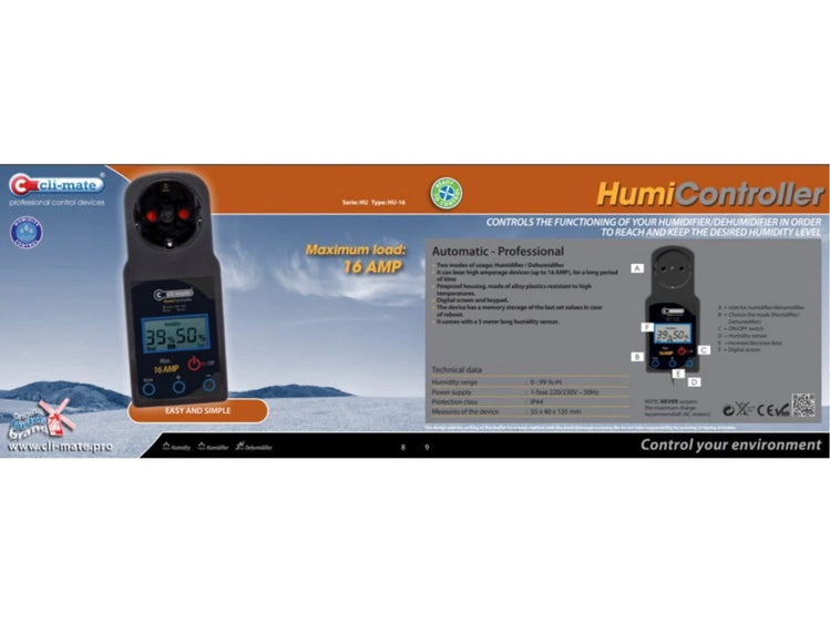 CLI-MATE HUMI 16A