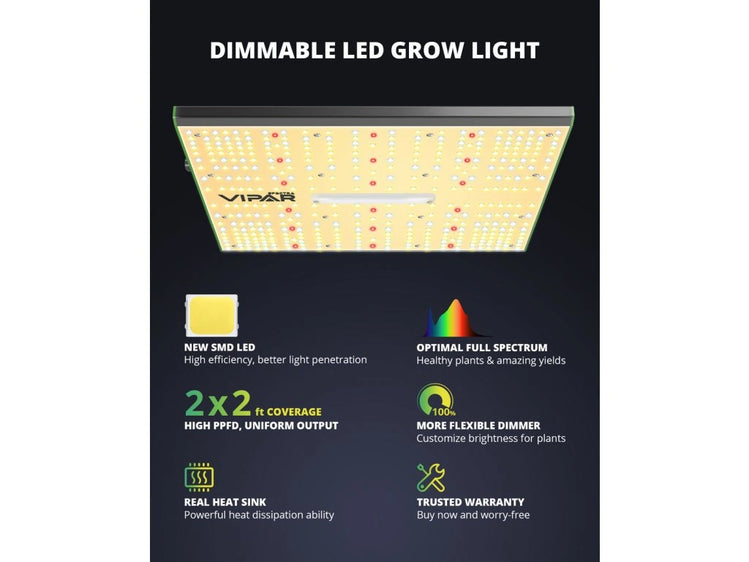 ViparSpectra PRO Series P600 100W 2024 UPGRADE 2.0 LED