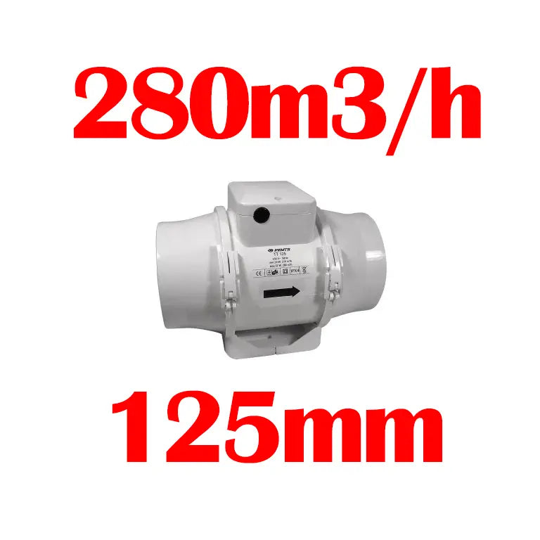 VENTS TT 125 - 280/220m3/h - Ø125mm
