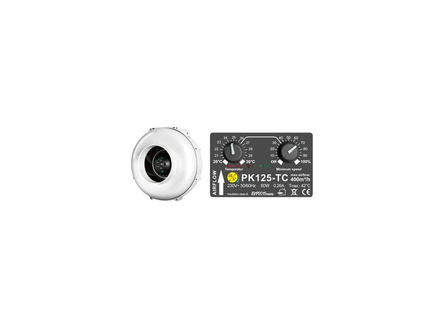 Prima Klima CTRL 125 – 400m3/h – Ø125mm - Temperaturgesteuert
