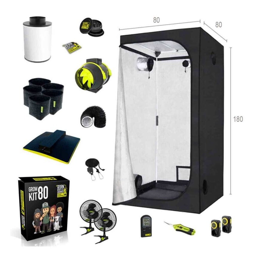 Set 80x80x180 cm LED 150W Komplettset Garden HighPro GHP