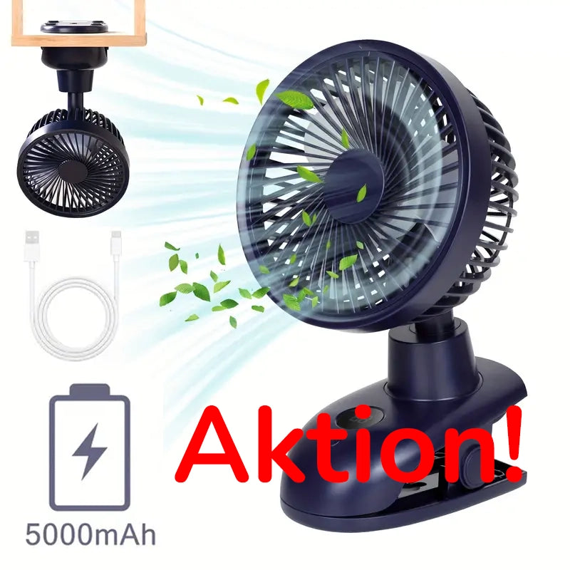 Mars Hydro 6 LED Clip Fan Ventilator 5000mAh